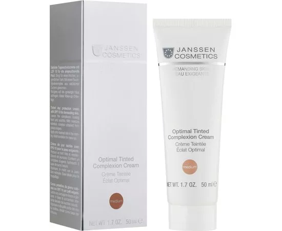 Дневной тонирующий крем с SPF-10 "Medium" JANSSEN Optimal Tinted Complexion Cream Medium 0011 фото